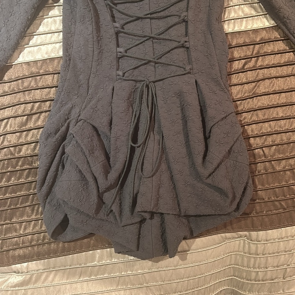 Betsey Johnson Grey Bustle Jacket - Picture 7 of 11